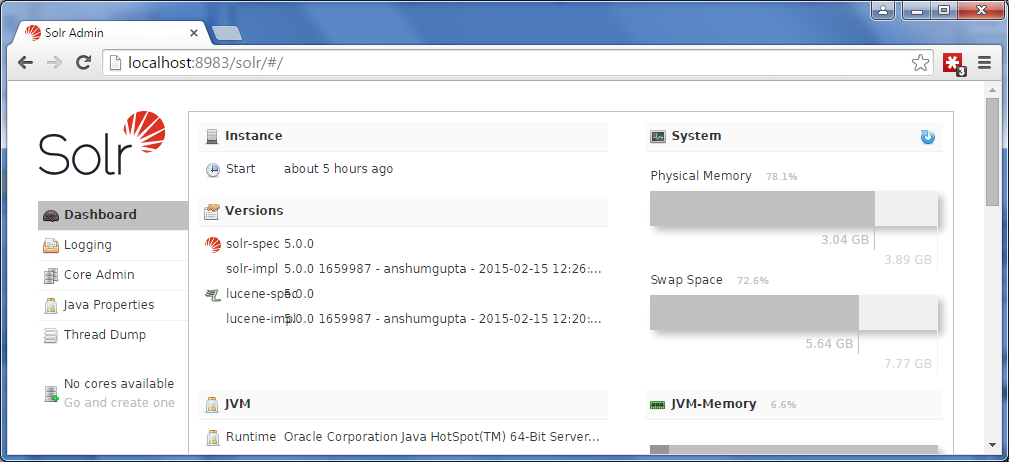 Solr 5 running as a service on Microsoft Windows